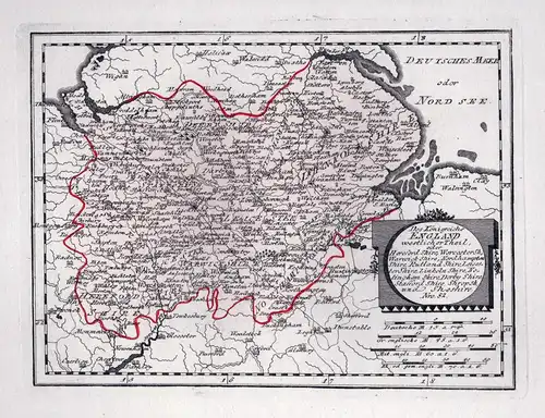 Des Königreichs England westlicher Theil oder Hereford Shire, Worcester Shire, Warwich Shire... Nro. 82. - Eng