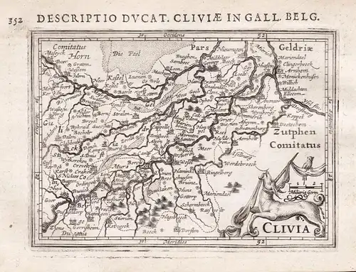Clivia - Kleve Berg Düsseldorf Wesel Rees Wachtendonk map Karte carte