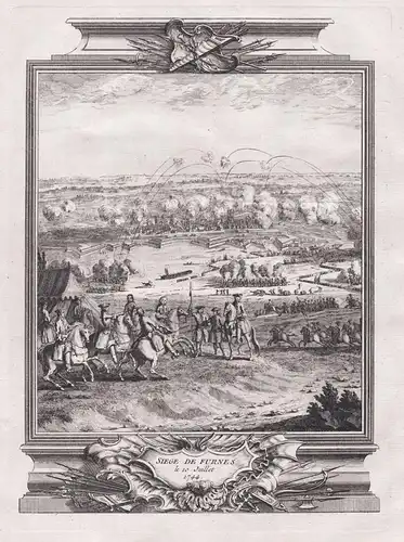 Siege de Furnes le 10. Juillet 1744 - Veurne Furnes / Vlaanderen Flandre Flanders / Belgium / Belgique / Belgi