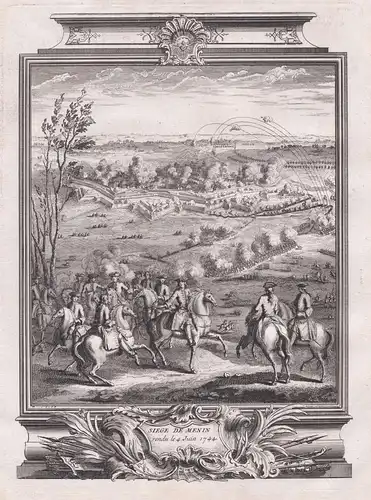Siege de Menin rendu le 4. Juin 1744 - Menen Menin Vlaanderen Flandre / Belgium / Belgique / Belgien / Belge