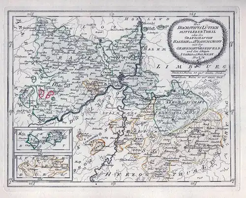 Des Hochstifts Lüttich mittlerer Theil oder die Grafschaften Hasbain und Franchimont mit der Grafschaft Gronsf