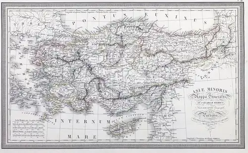 Asiae Minoris Mappa Generalis - Asia Asien Asie Turkey Türkei Cyprus