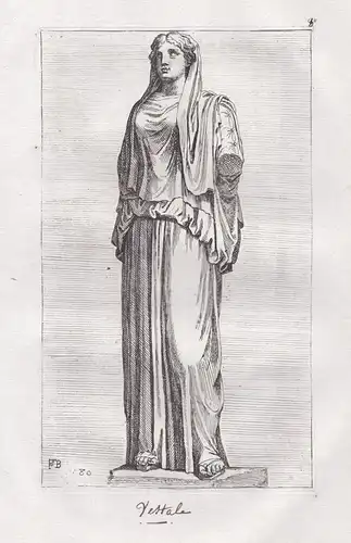 Vestalin Vestal virgin Greek statue (80)