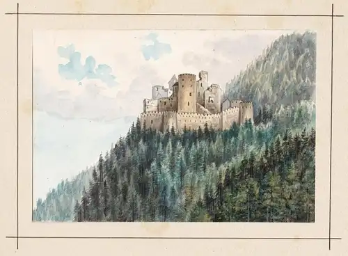 Reifenstein. Westseite. - Burg Reifenstein Freienfeld b. Sterzing / Südtirol / Italia / Italy / Italien