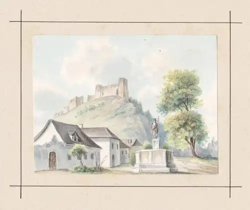 Pollauer Templerschloss. - Burg Devicky / Maidenburg / Pollau / Pavlov u Dolnich Vestonic / Mähren Moravia / C