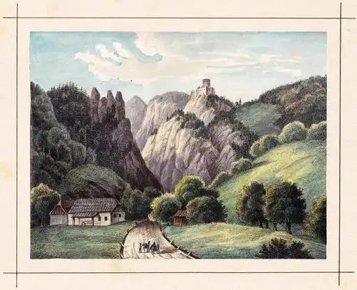 Burg Klamm. Nord Ost Seite. - Burg Klamm Obsteig BZ Imst Tirol / Österreich Austria