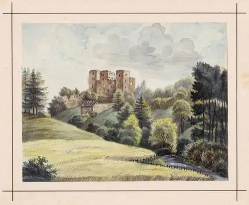 Kronseck bei Schiltern - Burg Kronsegg Schiltern Langenlois BZ Krems-Land / Niederösterreich Österreich Austri