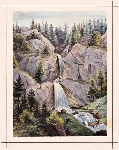 Mammau o. Sebastiansfall b. Buchberg. - Sebastian Wasserfall Puchberg am Schneeberg / Niederösterreich Österre