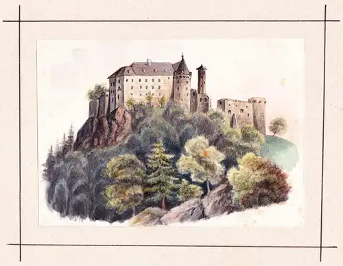 Hohenegg bei St. Pölten. - Burg Hohenegg Dunkelsteinerwald Hafnerbach Sankt Pölten-Land / Niederösterreich Öst