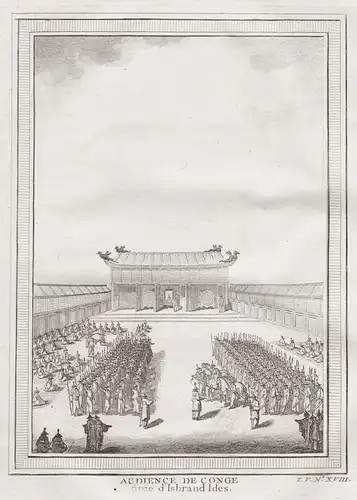 Audience de Conge - China Chine Audience Audienz König king emperor Kaiser
