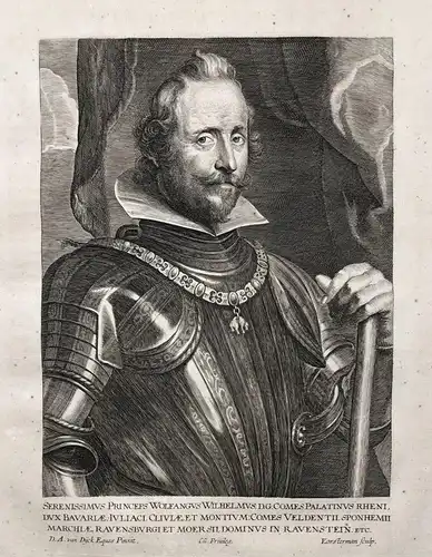 Serenissimus Princeps Wolfgangus Wilhelmus... - Wolfgang Wilhelm von Pfalz-Neuburg (1578-1653) Reichsfürst Für