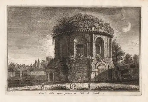 Tempio della Tosse presso la Citta di Tivoli - Tivoli Italia Italy Italien