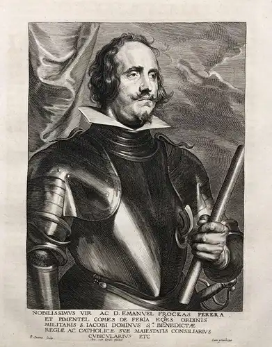 Nobilissimus vir. Ac. D. Emanuel Frockas Perera... - Manuel Frockas Pereira, Conde de Feira (1578-1646) Portug