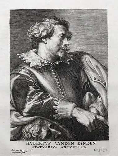Hubertus Vanden Eynden - Huibrecht van den Eynde (1593-1662) Flemish sculptor Bildhauer Antwerp Portrait