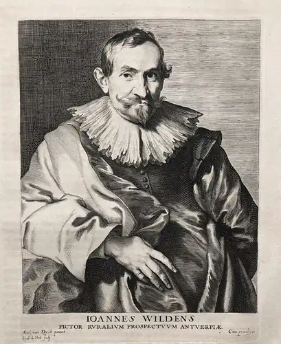 Joannes Wildens - Jan Wildens (1586-1653) Flemish painter Maler peintre Portrait