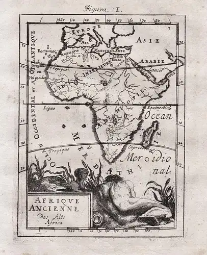 Afrique Ancienne - Africa Afrika Continent Kontinent map Karte