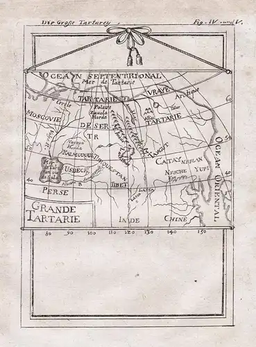 Grande Tartarie - Tartary Tatary Tatarei / Tibet / Uzbekistan / Russia Russland