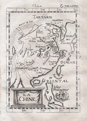 La Chine - China Chine Asia Asien map Karte carte