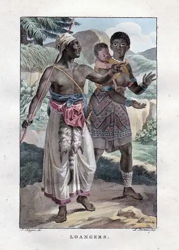 Loangers - Loango Kongo Congo Africa Afrika costumes Tracht