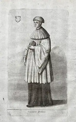 Canonicus Secularis - Canon clergy Kanoniker Chorherr Kleriker costume Tracht England