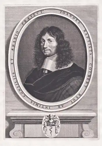 Ioannes Baptista Colbert... - Jean Baptiste Colbert (1619-1683) Marquis de Seignelay / French statesman / mini