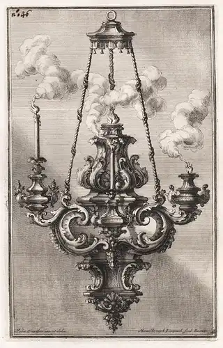 Kronleuchter Chandelier / candelabra Kandelaber Leuchter / silver Silber silversmith design Baroque (46)