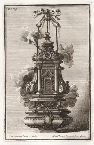 Censer Incense burner Räuchergefäß / silver Silber silversmith design Baroque (25)