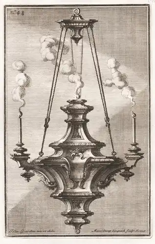 Kronleuchter Chandelier / candelabra Kandelaber Leuchter / silver Silber silversmith design Baroque (48)