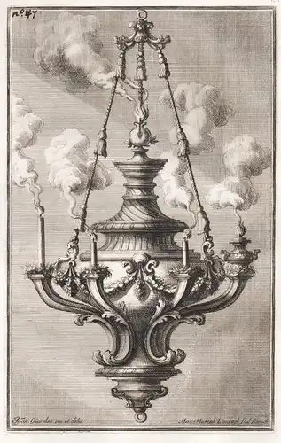 Kronleuchter Chandelier / candelabra Kandelaber Leuchter / silver Silber silversmith design Baroque (47)