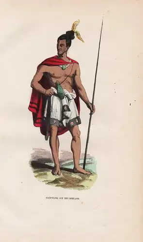 Häuptling auf Neu-Seeland - New Zealand / Tribe Chief / Neuseeland costume Trachten costumes