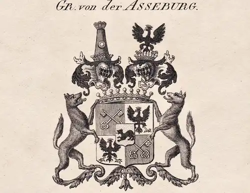 Gr. von der Asseburg - Wappen coat of arms