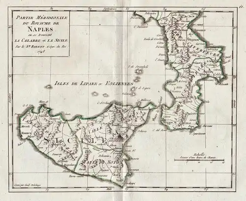 Partie Meridionale du Royaume de Naples - Sicilia / Sicily / Sizilien / isola / island / Insel / Italia / Ital