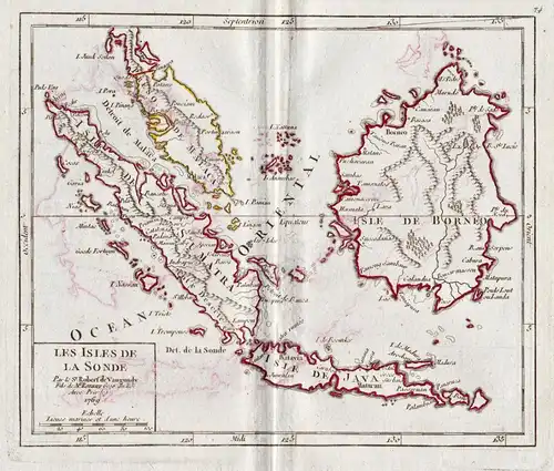 Les Isles de la Sonde. - East Indies / Borneo / Sumatra / Java island / Indonesia
