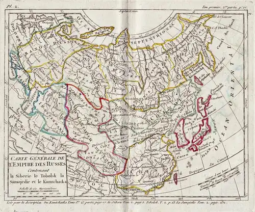 Carte generale de l'Empire des Russes et de la Tatarie Universelle. - Russia / Russland / Russie / Siberia / S