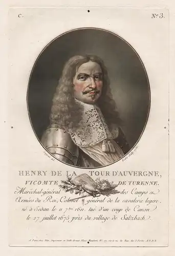 Henry de la Tour d'Auvergne, Vicomte de Turenne - Henri de la Tour d'Auvergne vicomte de Turenne (1611-1674) F