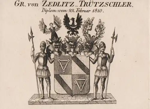 Gr. von Zedlitz_Trützschler - Wappen coat of arms