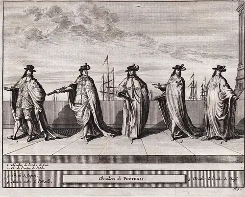 Diverses figures de ceux qui sont conduits aux Autos da Fe - Auto-da-fe Autodafe Inquisition costumes / Espana