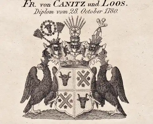 Fr. von Canitz und Loos - Wappen coat of arms