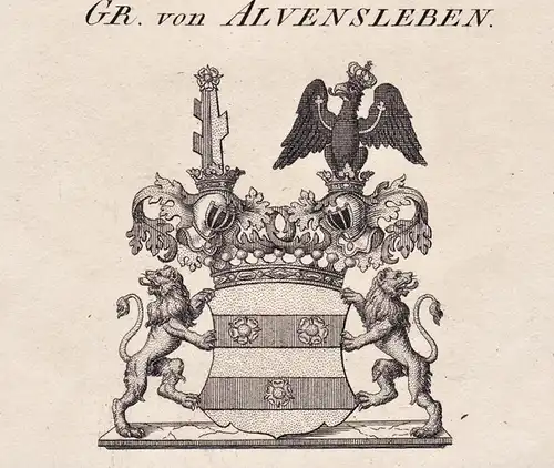Gr. von Alvensleben -  Wappen coat of arms