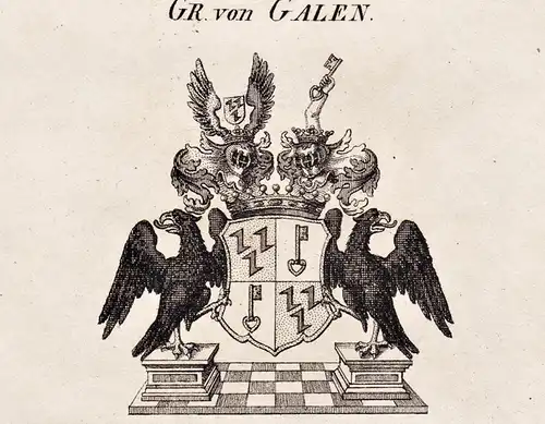 Gr. von Galen -  Wappen coat of arms