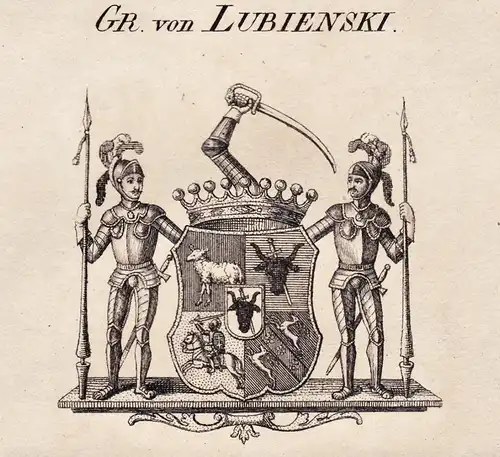 Gr. von Lubienski -  Wappen coat of arms