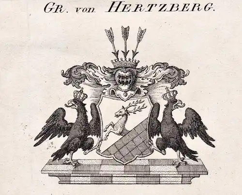 Gr. von Hertzberg -  Wappen coat of arms