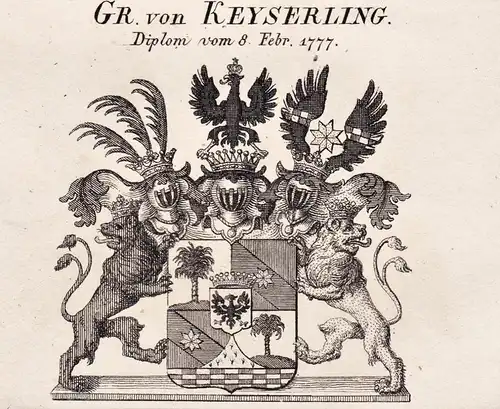 Gr. von Keyserling -  Wappen coat of arms