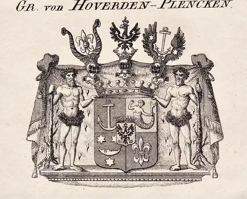 Gr. von Hoverden Plencken -  Diepenbrök Wappen coat of arms