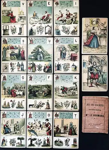 (Set of Tarot cards) - Tarot / Tarock / playing cards Fortune telling cards / Spielkarten / cartes à jouer / K
