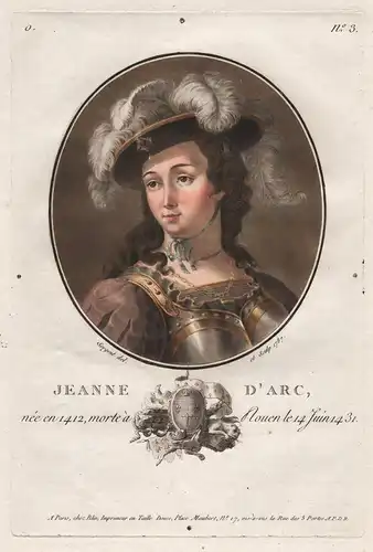 Jeanne d'Arc - Jeanne d'Arc (1412-1431) Joan of Arc heroine of France Portrait