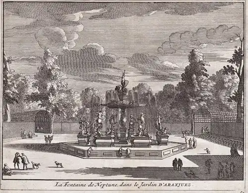 La Fontaine de Neptune dans le Jardin d' Aranjuez - Aranjuez / garden / Espana / Spain / Espagne / Spanien