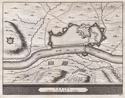 Lerida - Lleida / Cataluna / Espana / Spain / Espagne / Spanien / Karte map