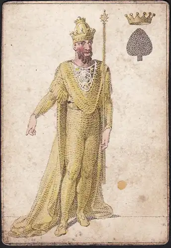 (Pik König) / (King of pikes) - transformation playing card / Spielkarte / carte a jouer