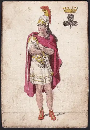 (Kreuz König) / (King of clovers) - transformation playing card / Spielkarte / carte a jouer